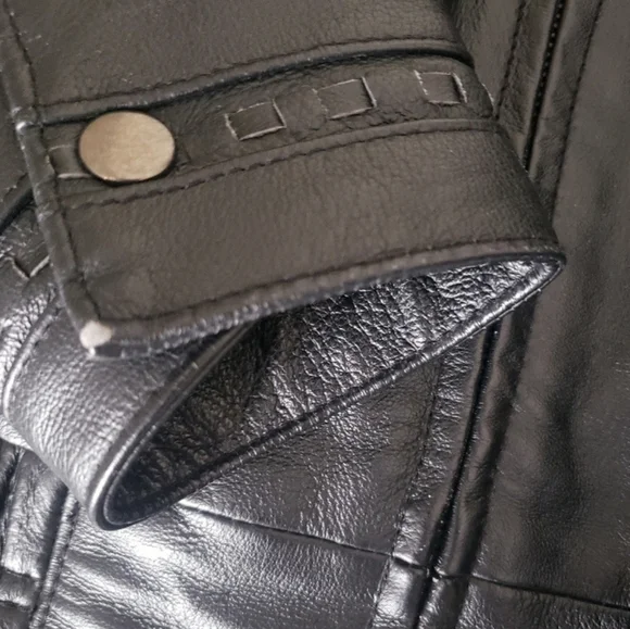 Vintage Niko Genuine Leather Designs Jacket